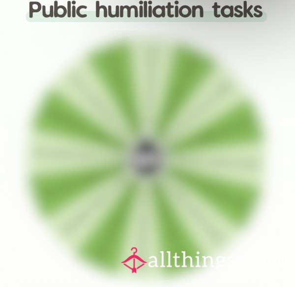 Public Humiliation Tasks 🤡📢