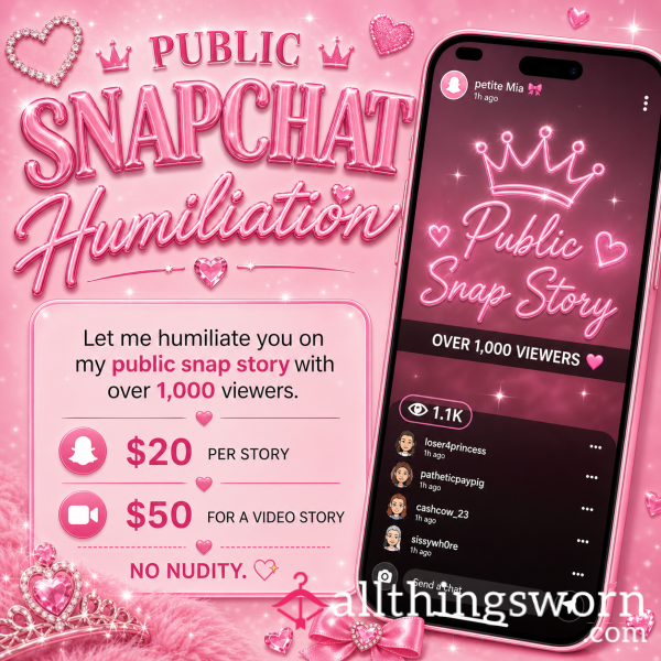 Public Snap Story Humiliation