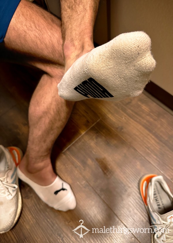 Puma No-Show Liner Socks - White