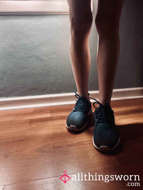 Puma Trainers Worn Into The Ground