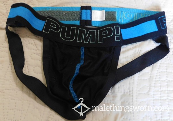 PUMP! Medium Black Mesh Jockstrap