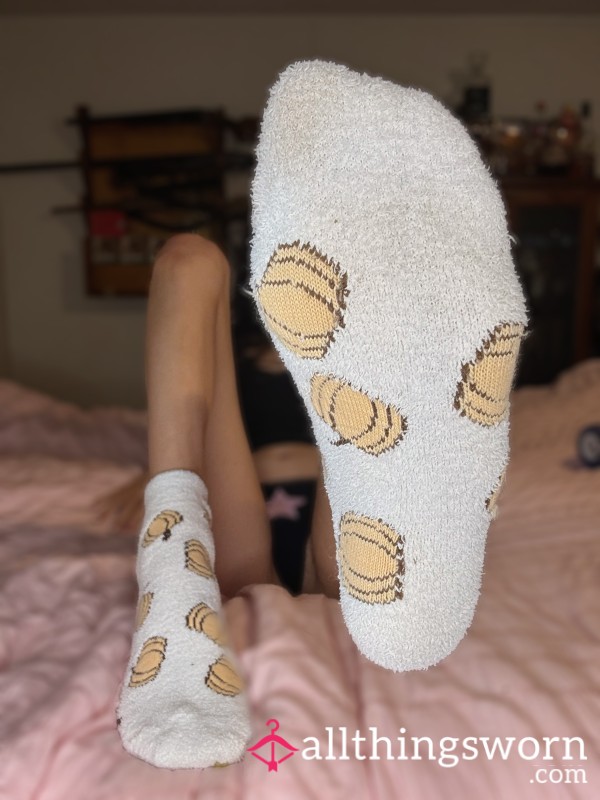 Pumpkin Fluffy Socks