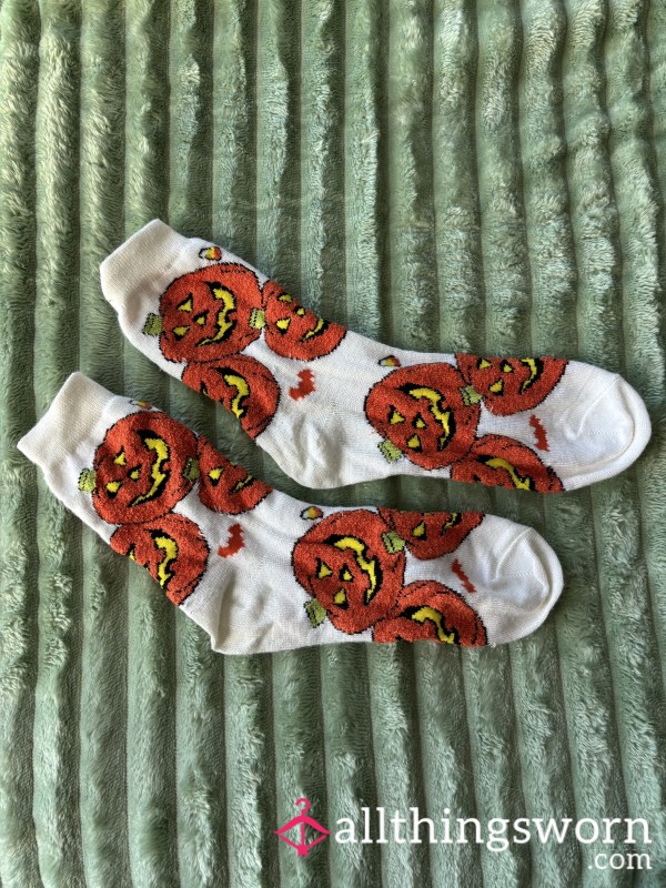 Pumpkin Halloween Socks