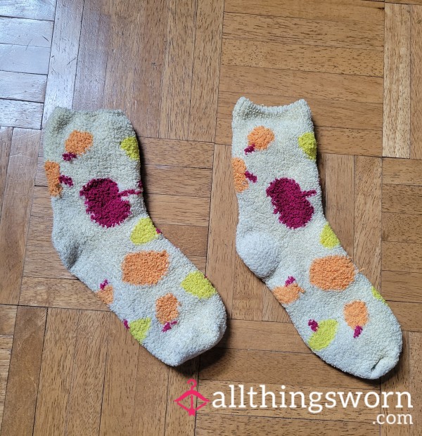 Pumpkins Fuzzy Socks