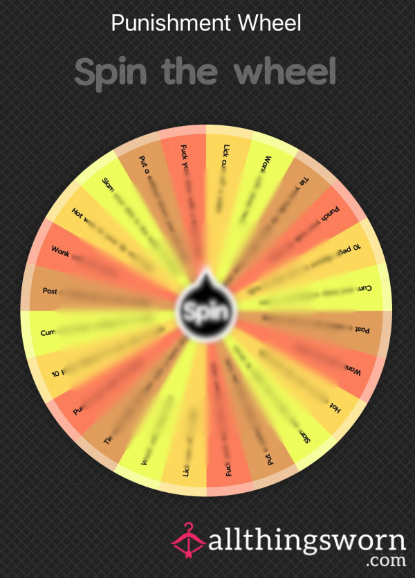 Punishment Spin Wheel