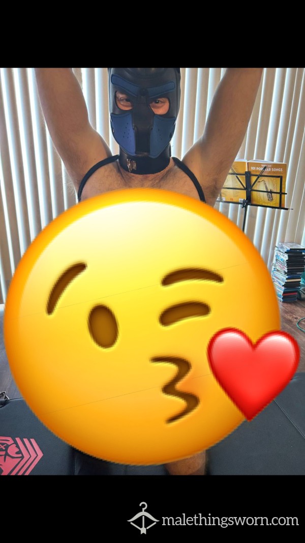 Pup Hood And Light Bondage