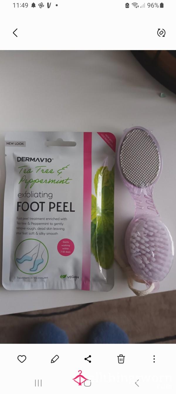 PURCHASE MY USED FOOT MASK..AND DUST ..BECAUSE IM WORTH IT ❤️