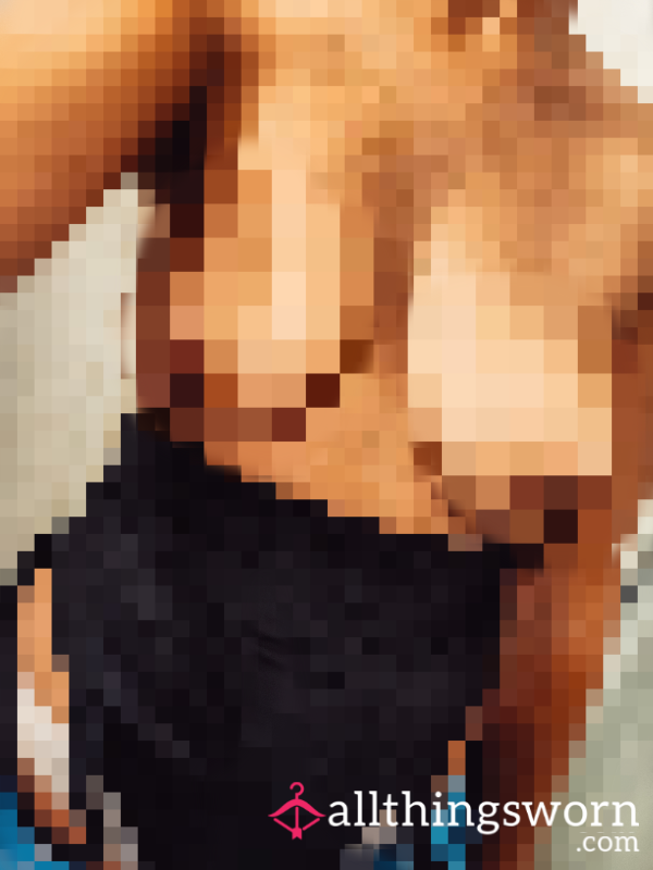 Flashing My Tits Behind His Back — 10 Instant Photos Of My Breasts