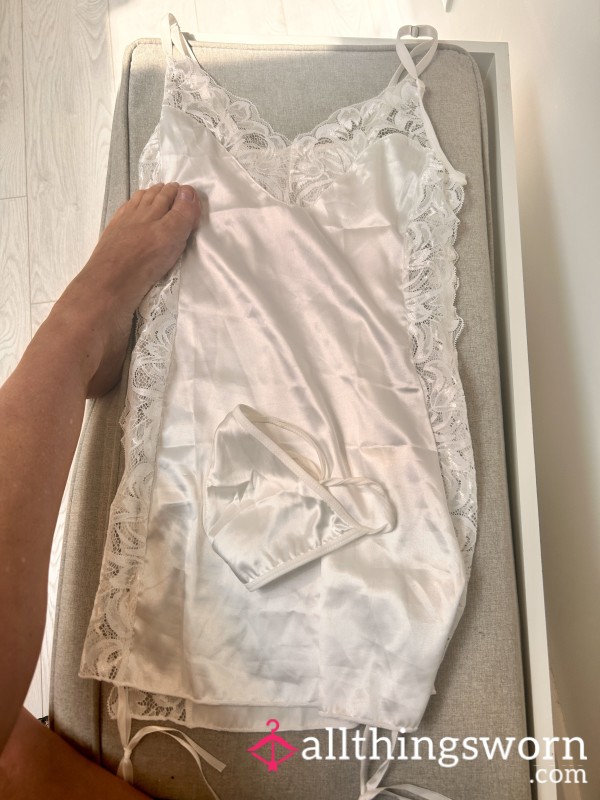 Pure White Baby Doll Outfit And