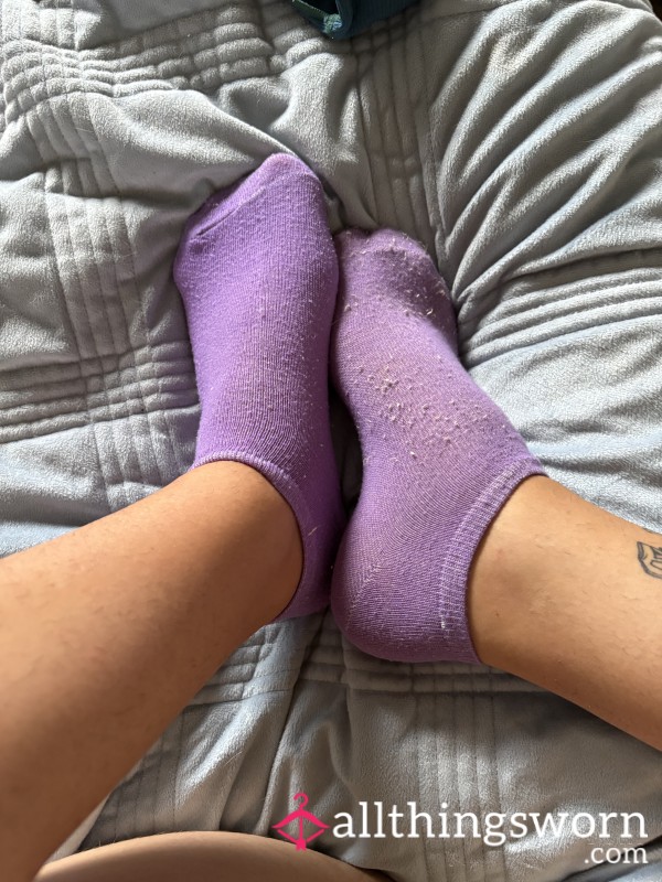 Purple Ankle Socks 🧦