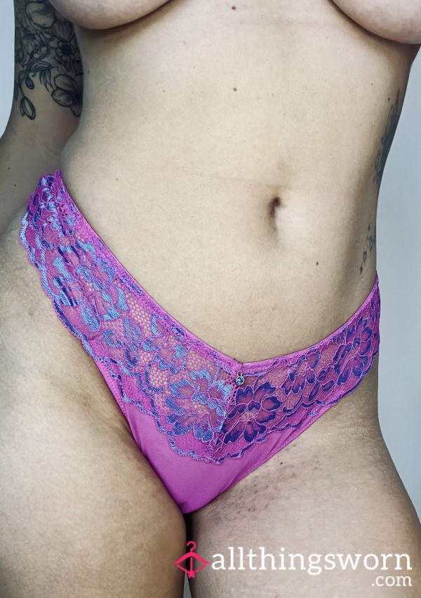 Purple Ann Summers Lace Thong 💜