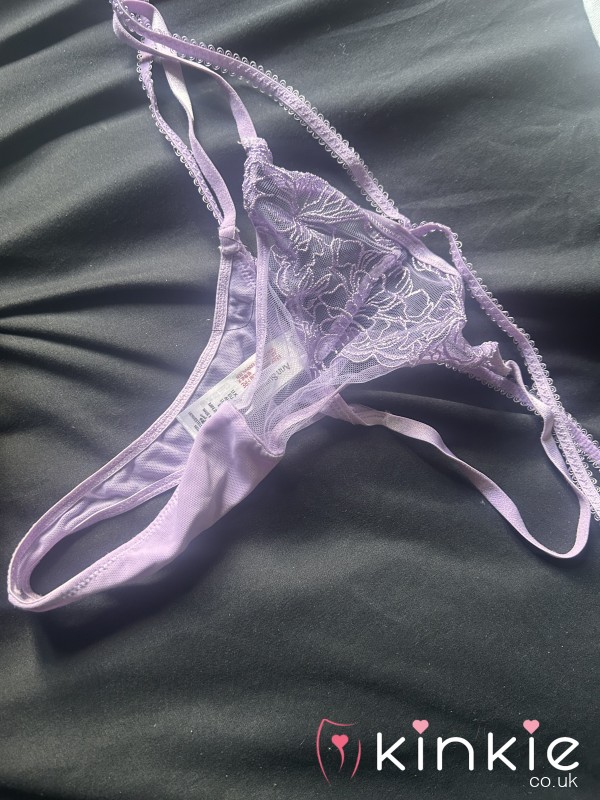 Purple Ann Summers Thong