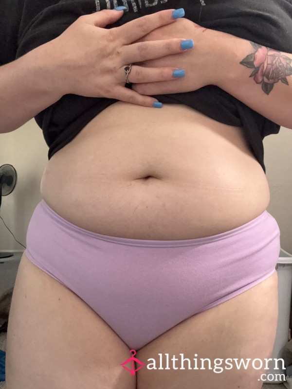 Purple Cotton Panties