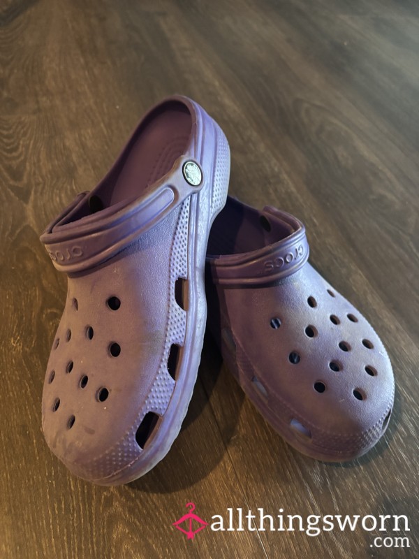 Purple Crocs 😈