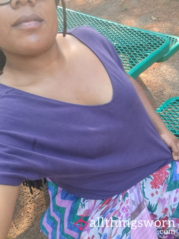 Purple Express Oversized Vneck - SzS