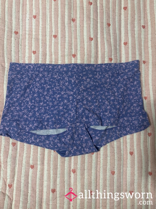 Purple Flor*l Panties