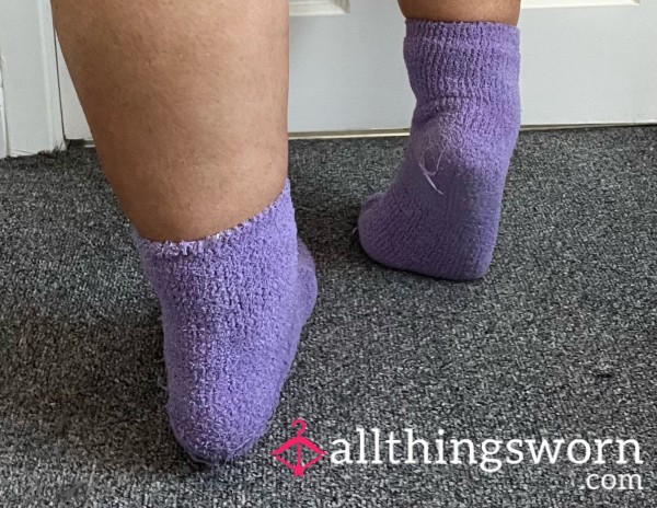 Purple Fluffy Old Socks
