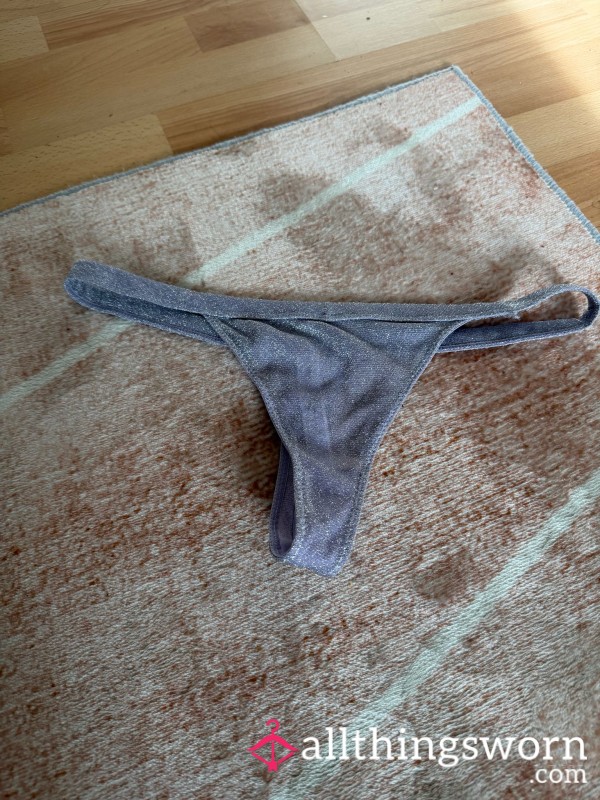 Purple Glitter Bomb Thong 💜