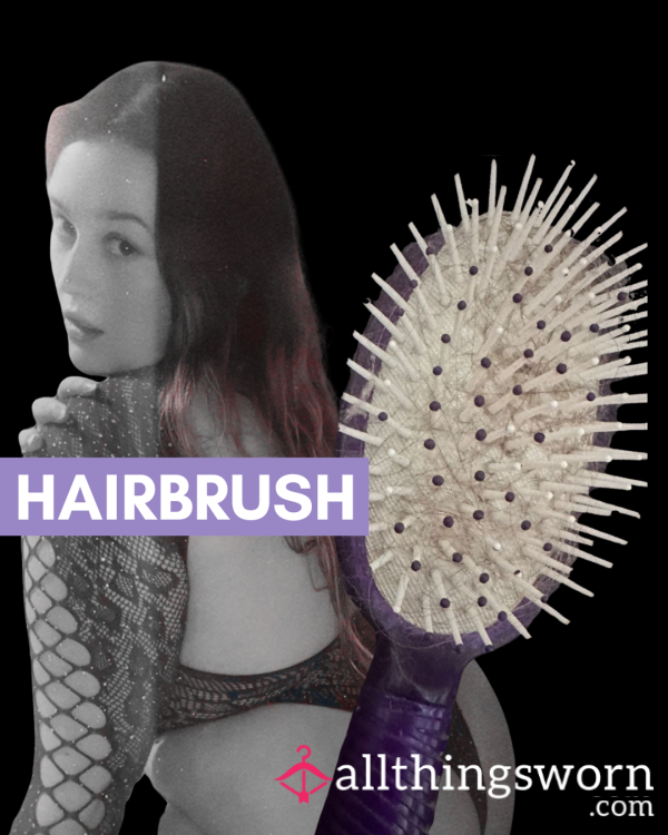 Purple Hair Brush – Used Daily 💜 (Delivery Included)