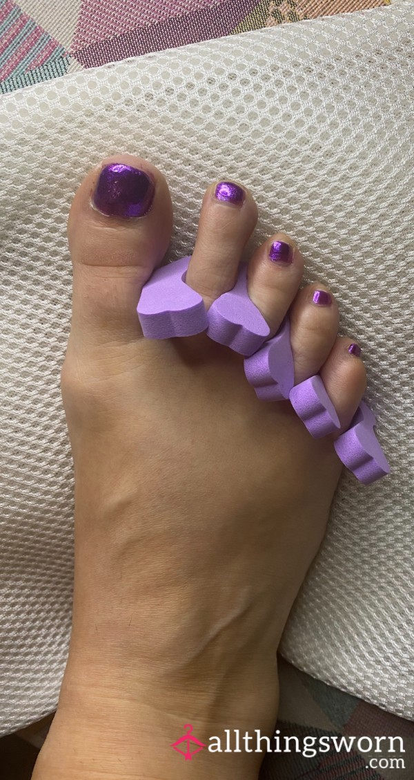 Purple Heart Toe Separators