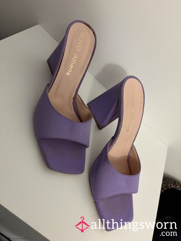 Purple High Heels