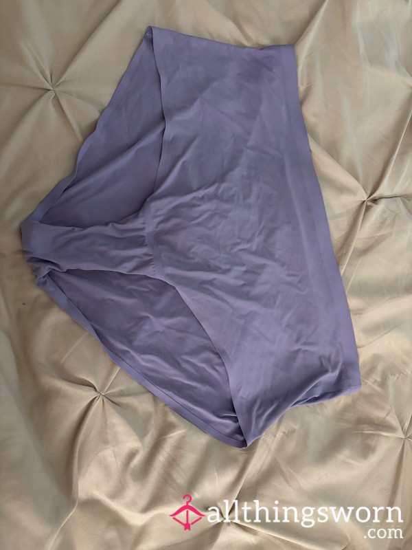 Purple Hip Hugging Plus Size Briefs, How Do You Want Them?