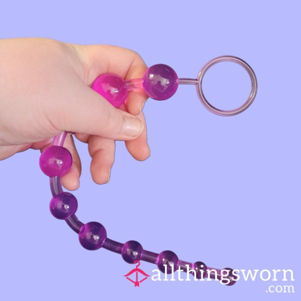 💜Purple Jelly A**l Beads🍆📿🍑Proof Of Use 🎥 Free Shipping In Canada 🇨🇦💜