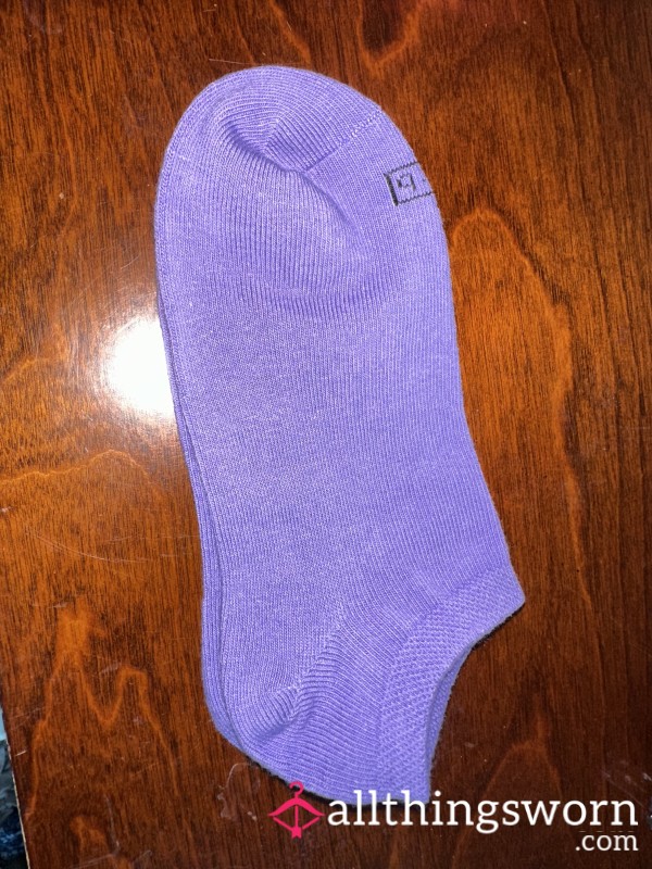 Purple KB Ankle Socks