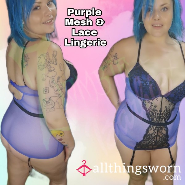 Purple La Senza Mesh Nightie