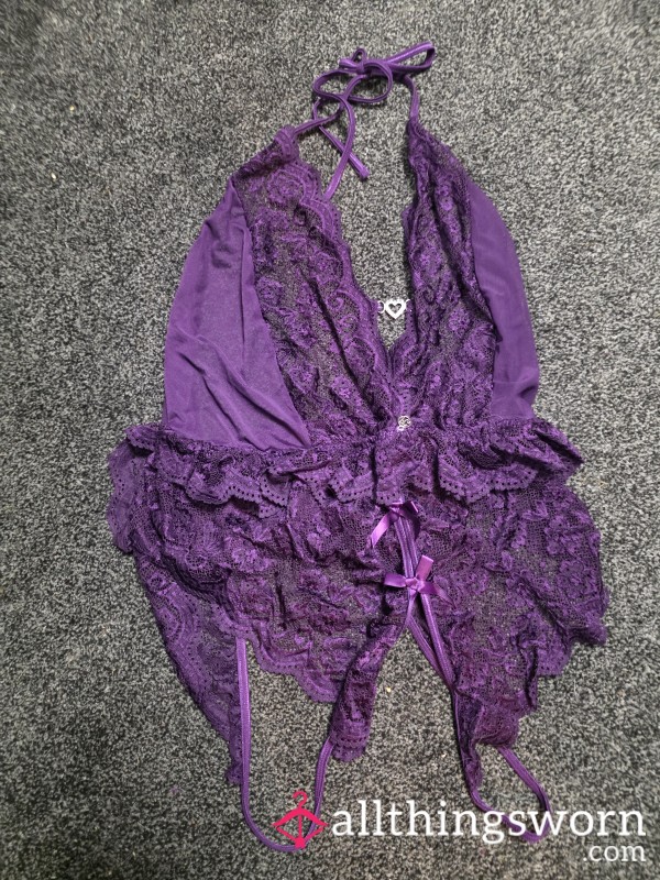 Purple Lace Body Suit