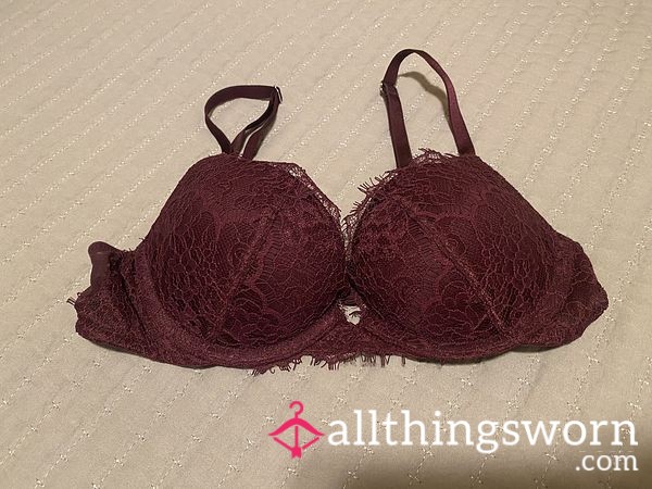 Purple Lace Bra