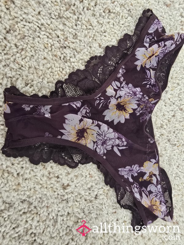 Purple Lace Panties