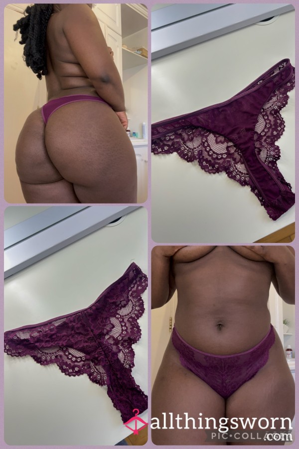 Purple Lace Panties 💜