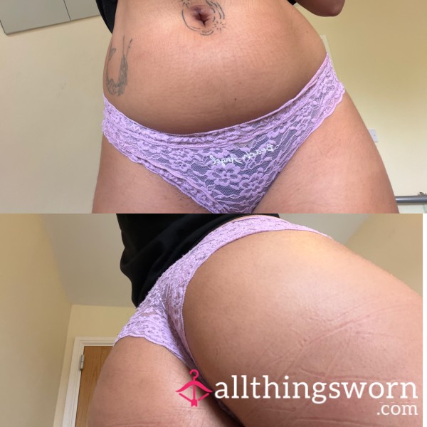 Purple Lace Pants VS