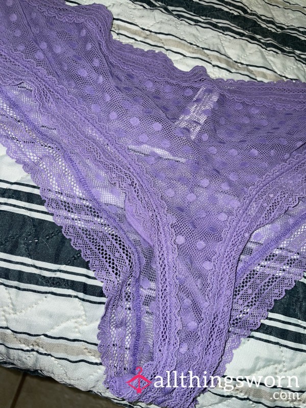 Purple Lace PINK Panties