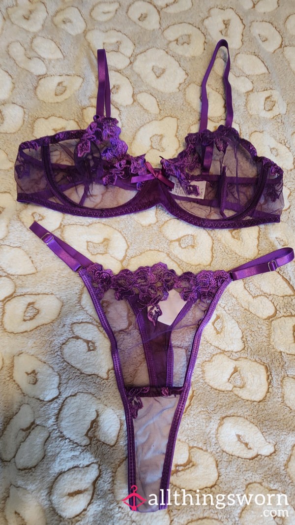 Purple Lace Set