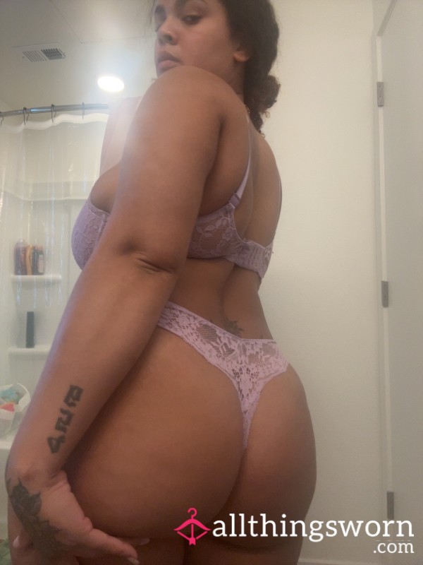 😈Purple Lace Thong😈