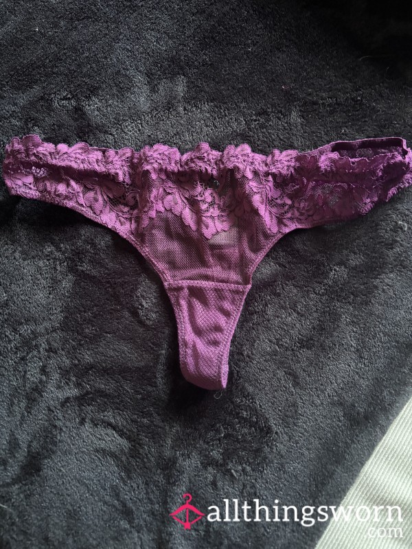 Purple Lace Thong, A Real Turkish Delight