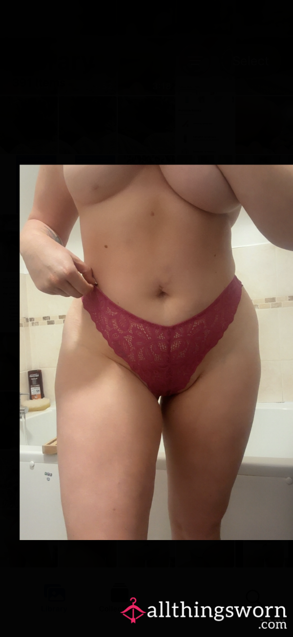 Purple Lace Thong ~ Gorgeous Detailing 💜