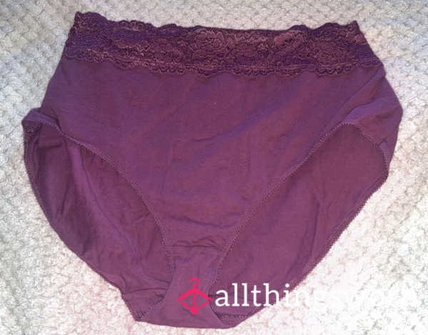 Purple Lace Waist Underwear 💜