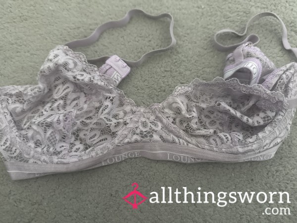Purple Laced Bra