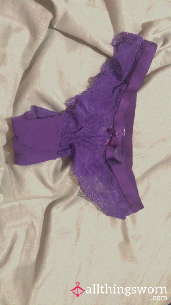 Purple Lacy Panties