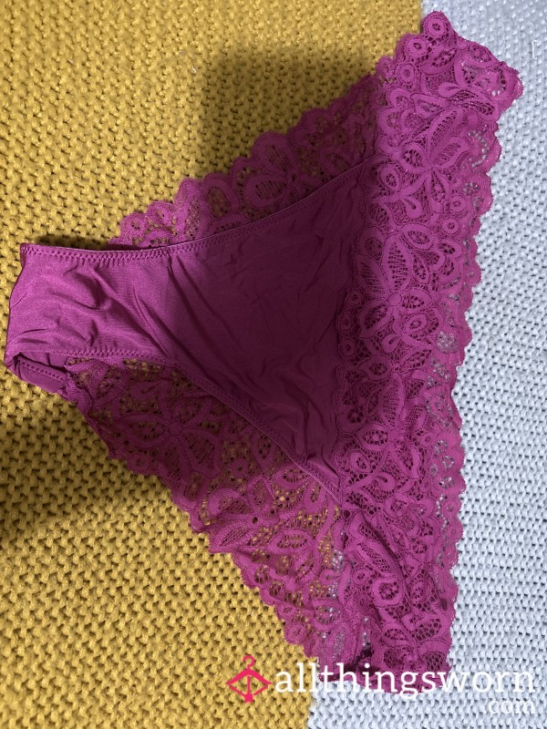 Purple Lacy Panties