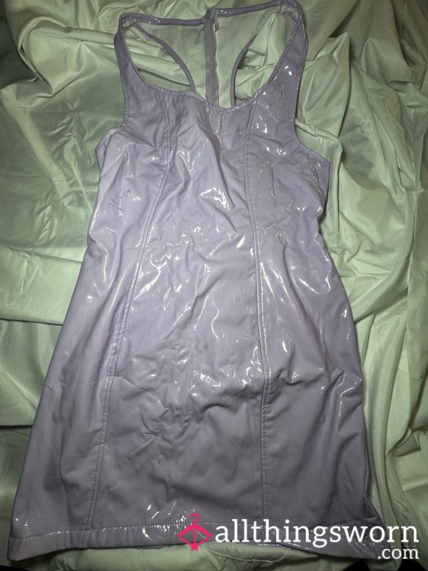 Purple Latex Dress