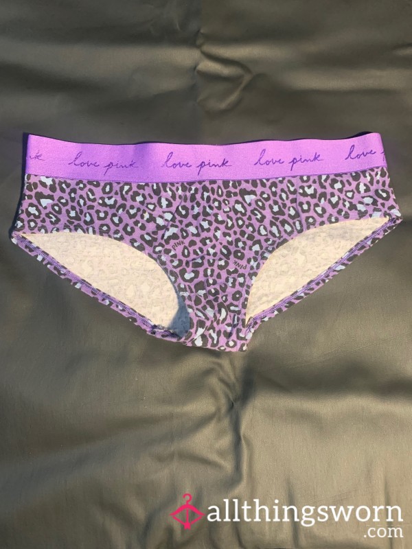 Purple Leopard Print Panties