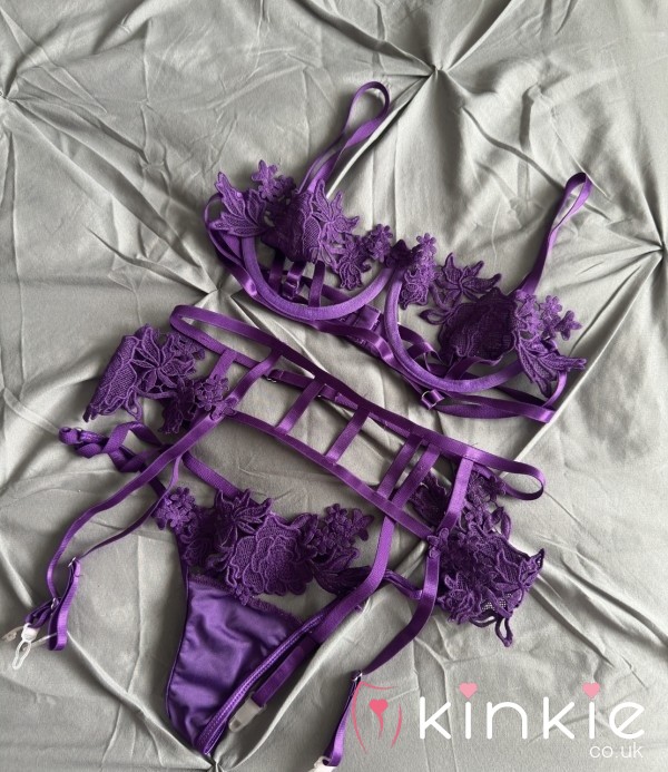 Purple Lingerie Set Size M💜