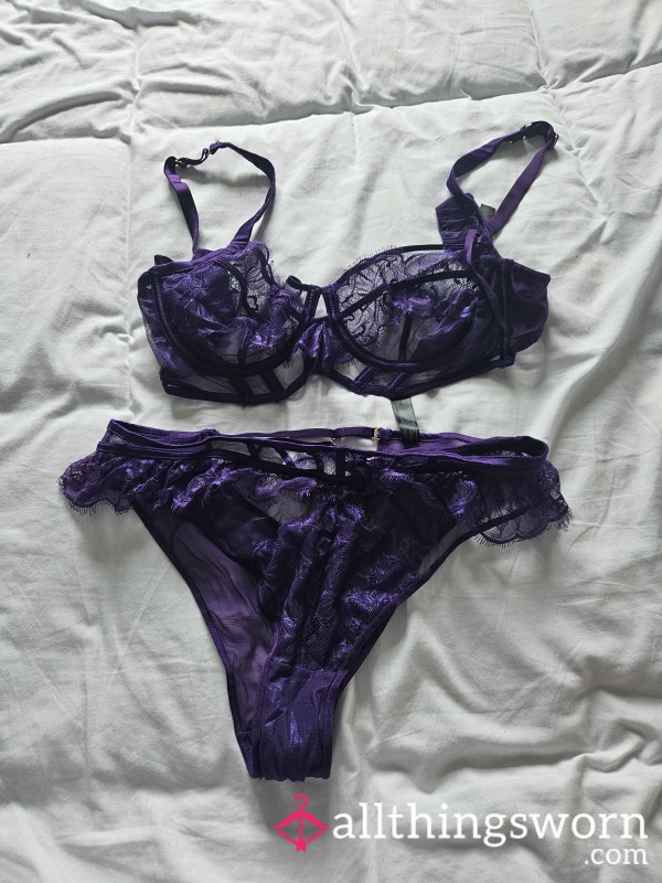 Purple Matching Underwear