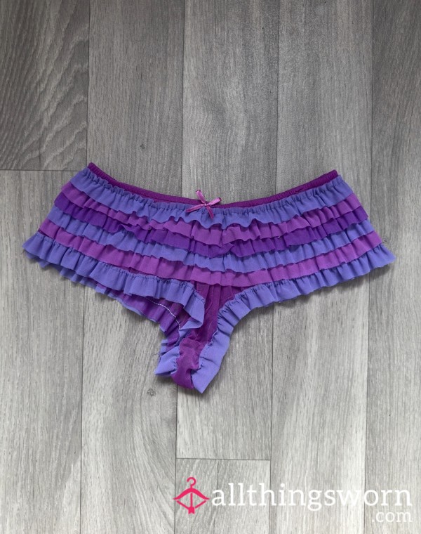 Purple Mesh Panties