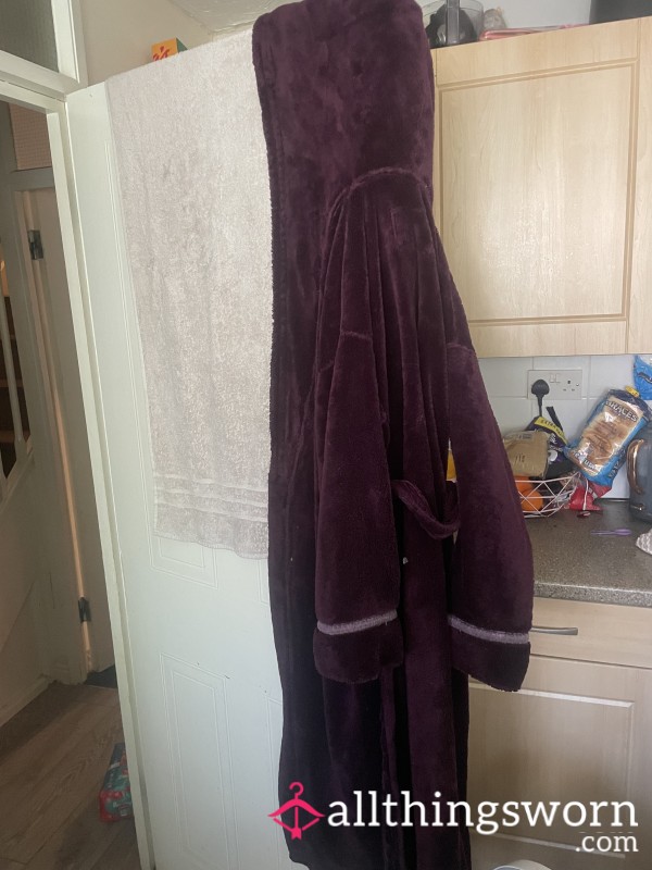 Purple M&s Dressing Gown