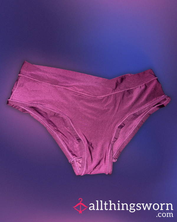 Purple Nylon Panties